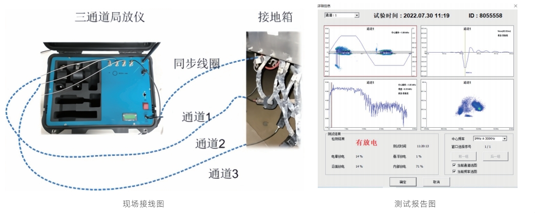 RPD-H 高頻電纜局放測(cè)試儀測(cè)試圖 RPD-H 高頻電纜局放測(cè)試儀測(cè)試圖